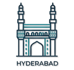 Hyderabad landmark illustration